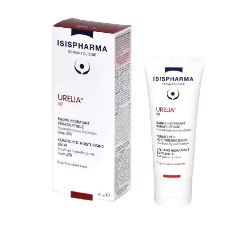 Isispharma Urelia 50% - keratolitinis drėkinamasis balzamas su šlapalu sausai odai 40 ml