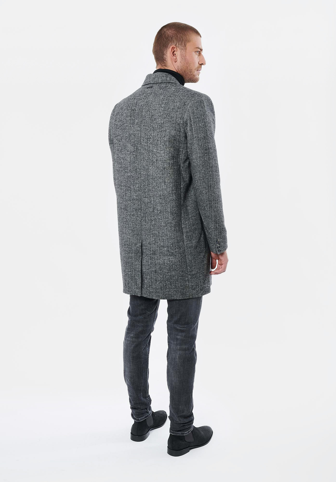 COAT   Manteau gris homme