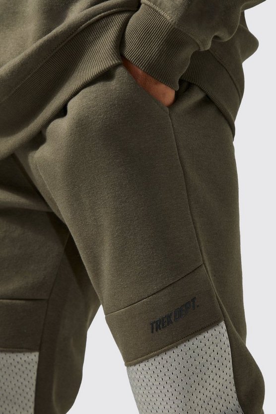 Active Skinny Jogginghose mit Mesh-Detail