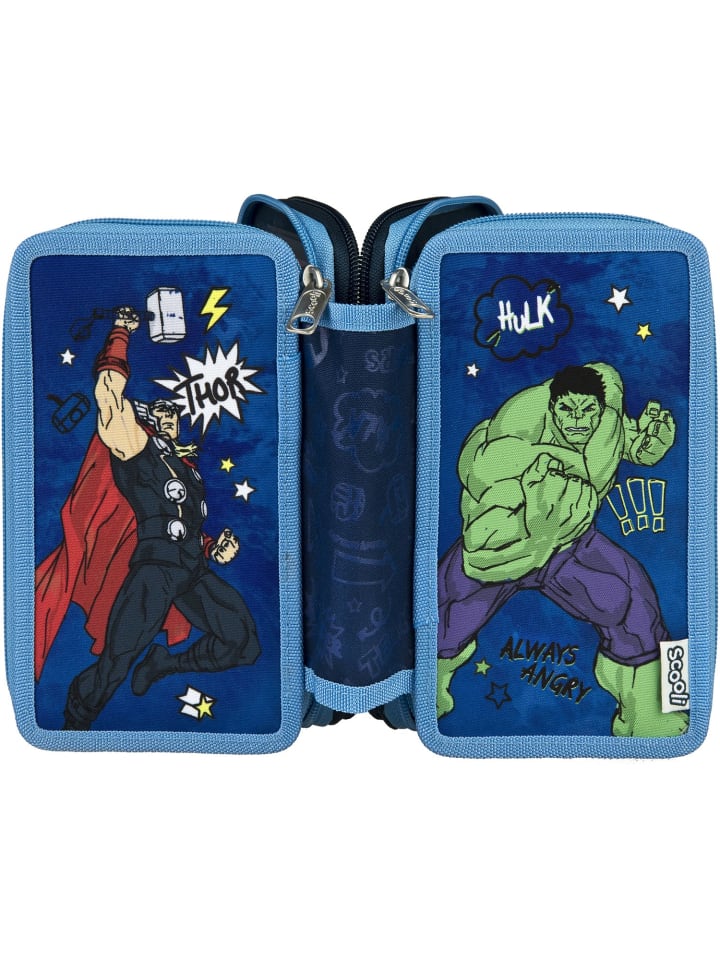 SCOOLI Tripledecker Avengers in blau günstig kaufen onesize