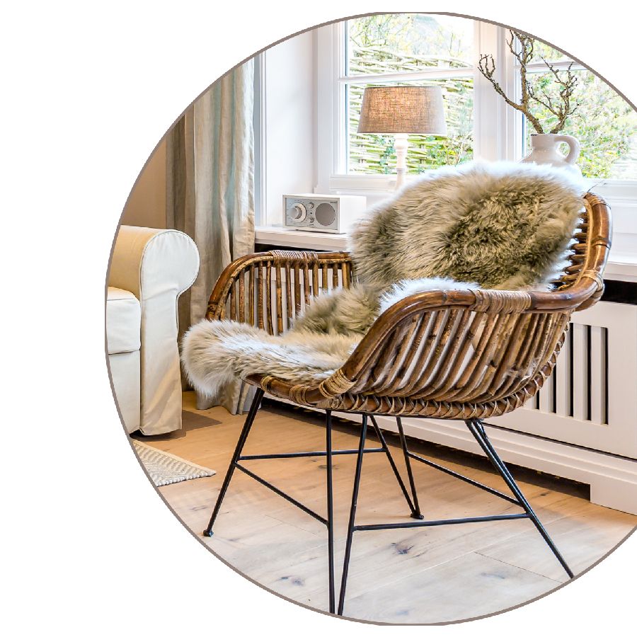 Australisches Lammfell Braun 68 x 100 cm