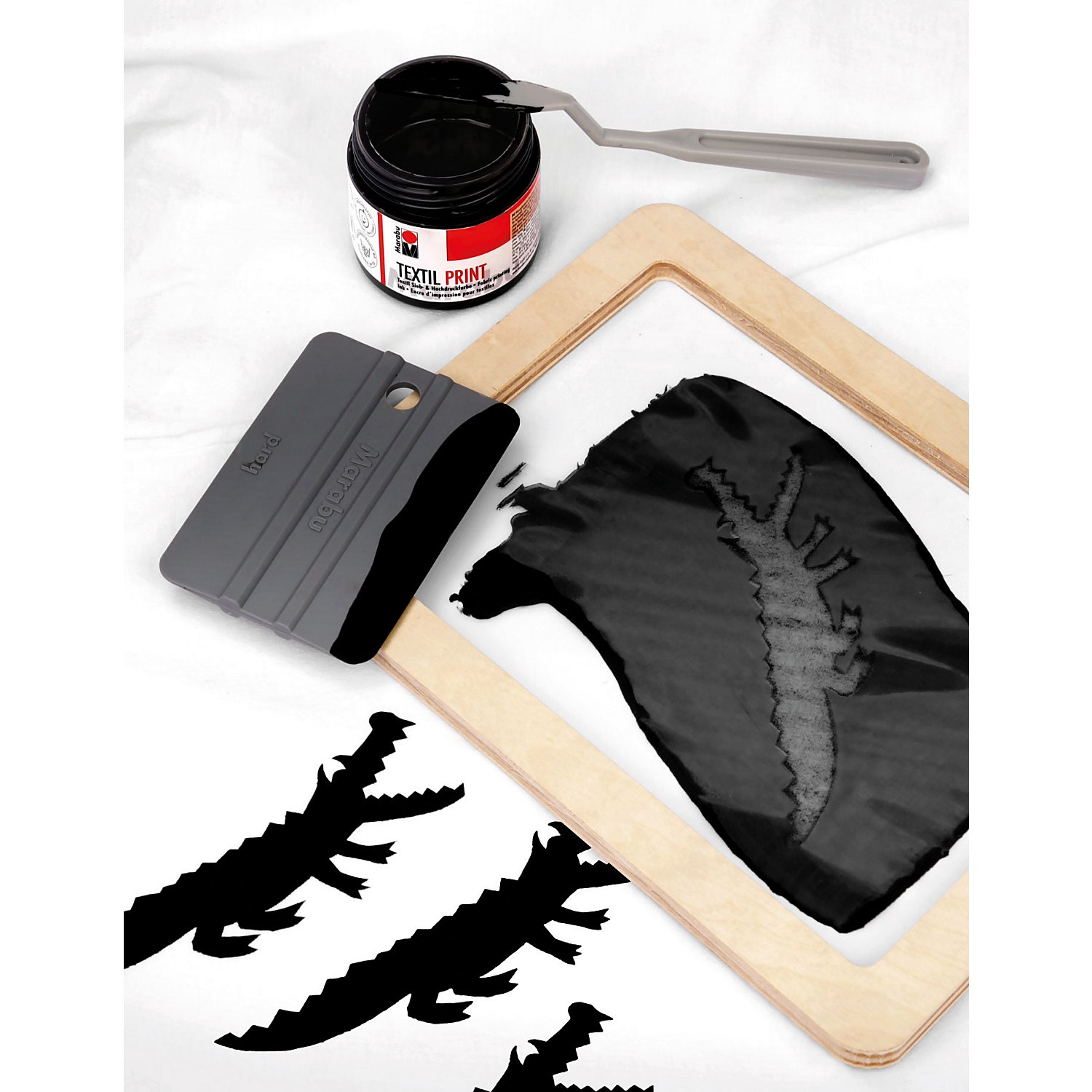 Siebdruckset für Textilien