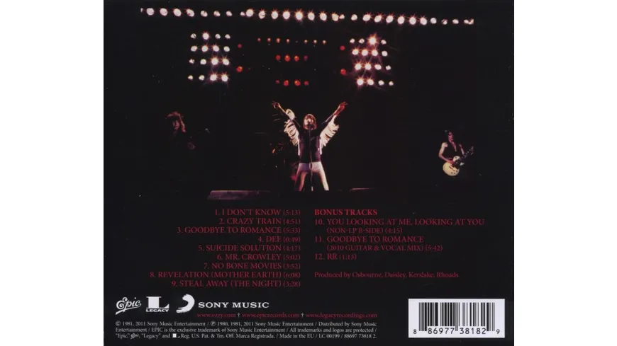 Blizzard of Ozz (Expanded Edition)