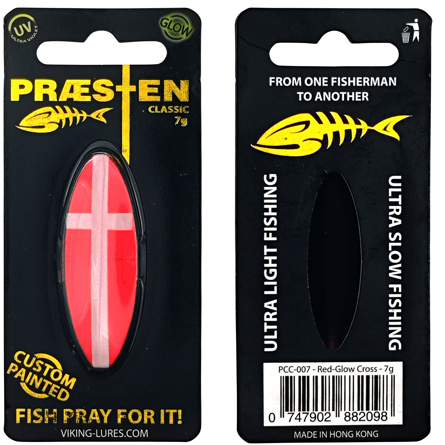 OGP Inlineköder Præsten Classic (Red White Glow Cross)