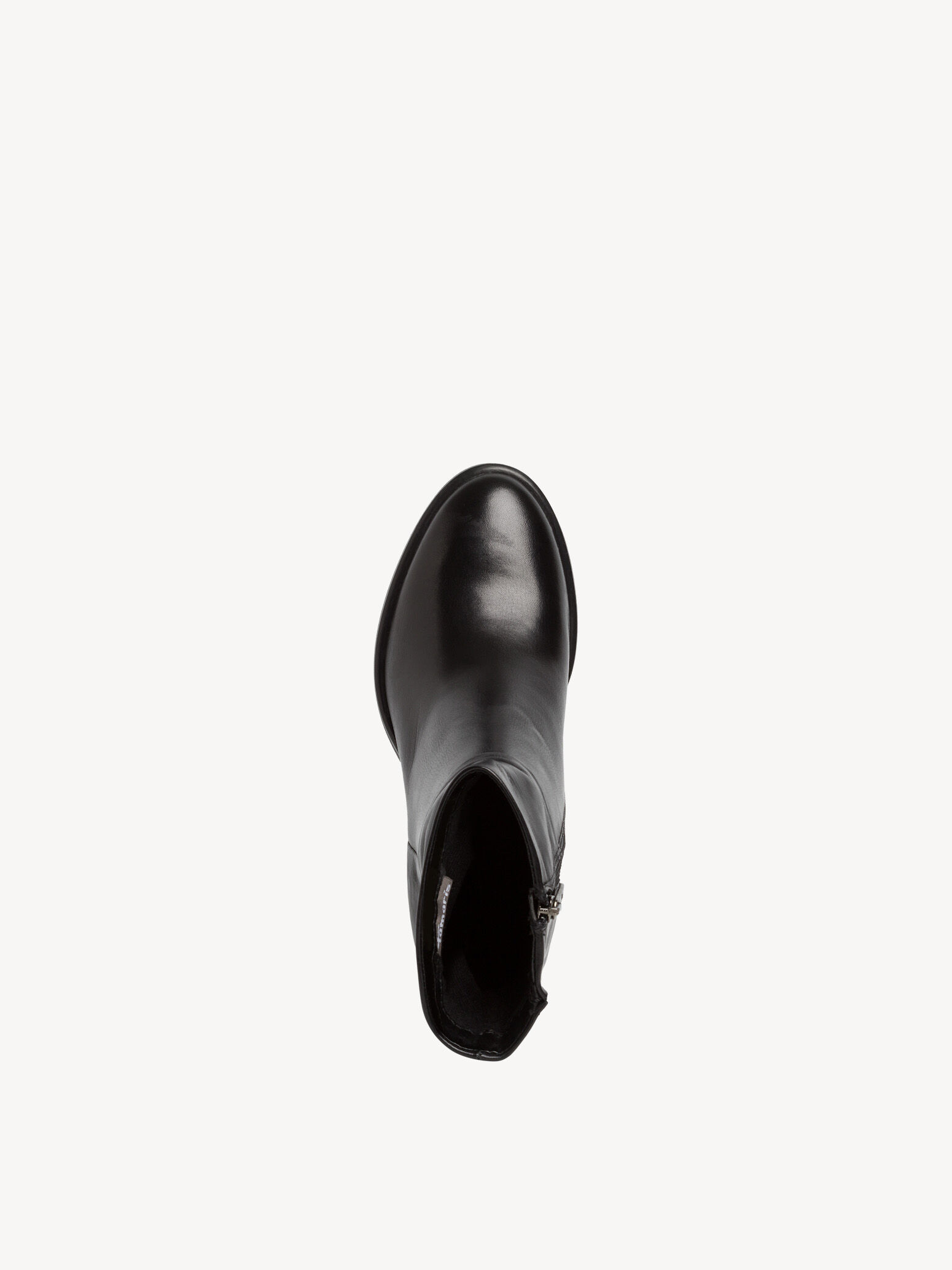 Bottine en cuir - noir