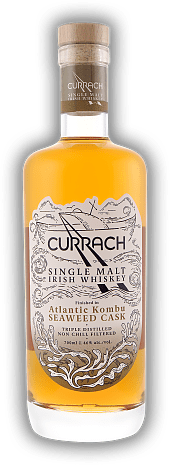 Currach Single Malt Irish Whiskey Kombu Seaweed Cask Finish Currach Single Malt Irish Whiskey Kombu Seaweed Cask Finish Schlussgereift in Fässern, die so noch nie für die Lagerung von Whisky verwendet wurden.  0,7	 Liter - Vol 46%