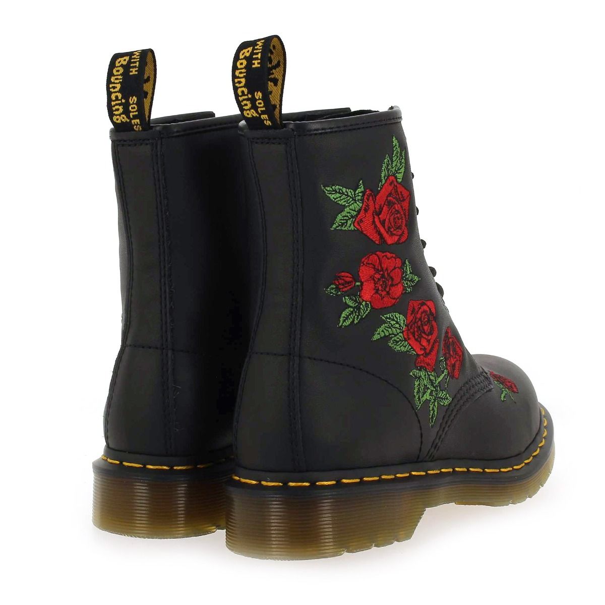 Dr Martens  1460 VONDA - Noir Rouge