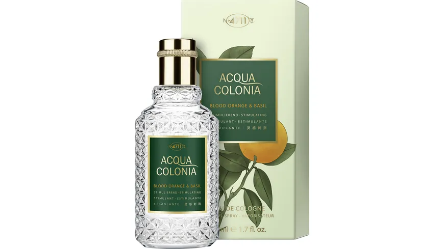 4711 ACQUA COLONIA Blood Orange + Basil Eau de Cologne 50 ml