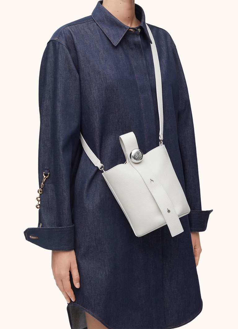 LOEWE Pebble Bucket Mini crossbody bag made of calfskin