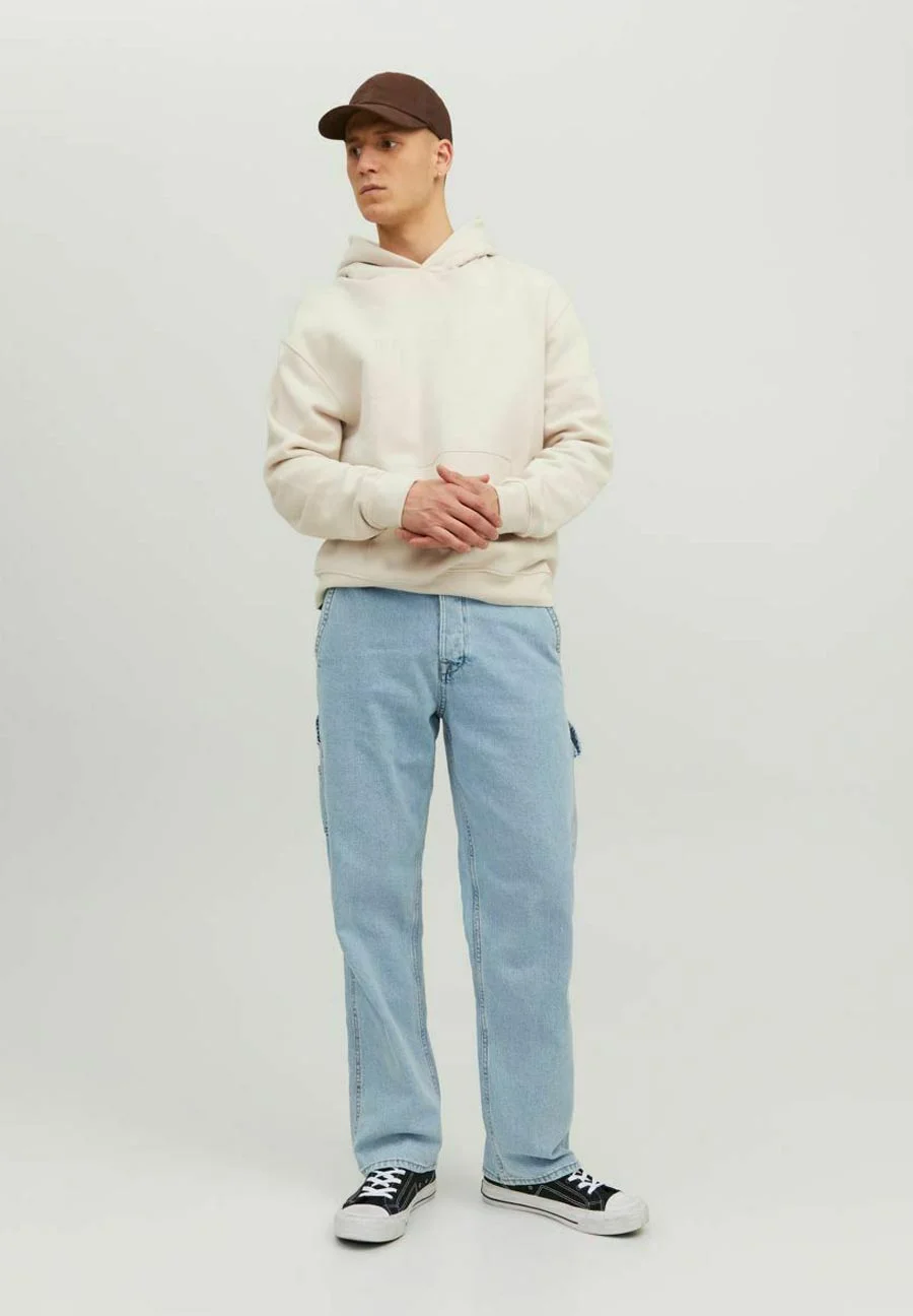 Jack & Jones JJIEDDIE JJUTILITY - Vaqueros holgados