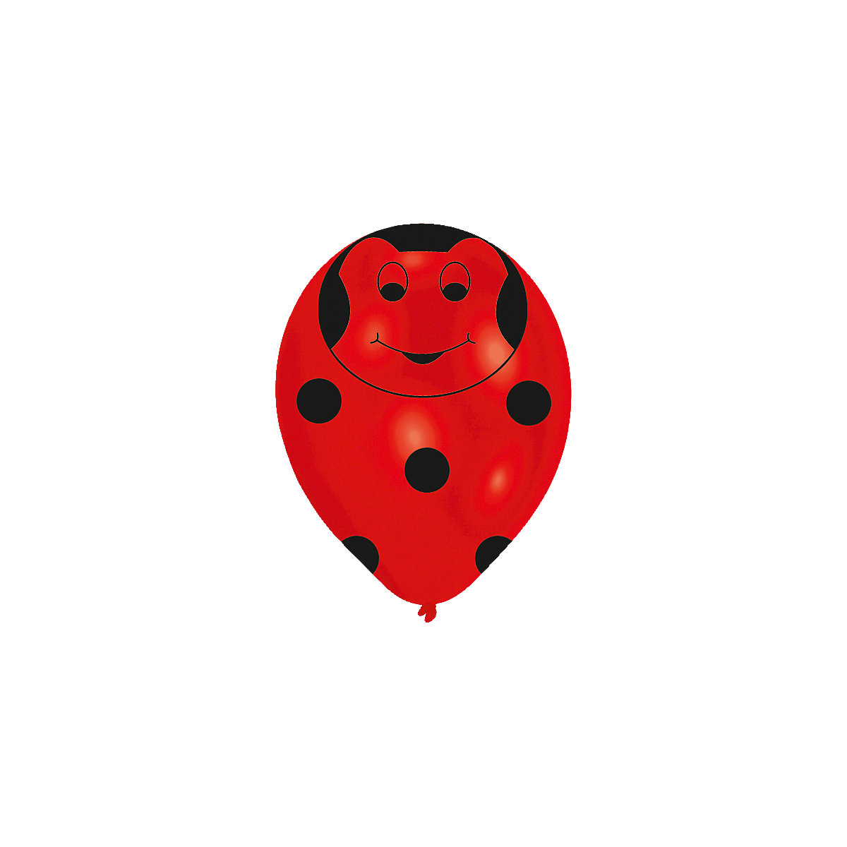 Luftballons Marienkäfer, 6 Stück