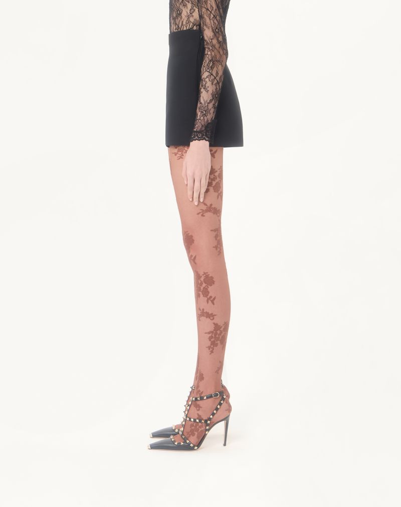Shorts de crepe de alta costura