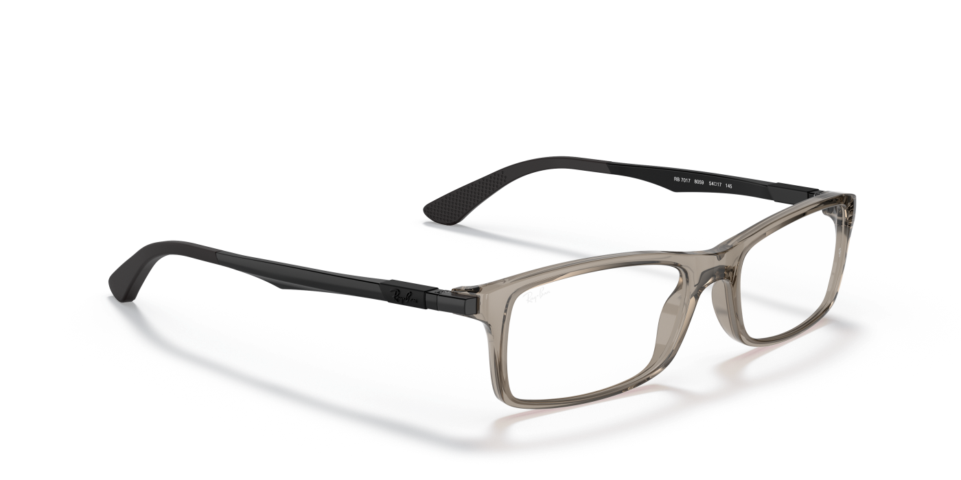 RB7017 OPTICS - Gri transparent lucios