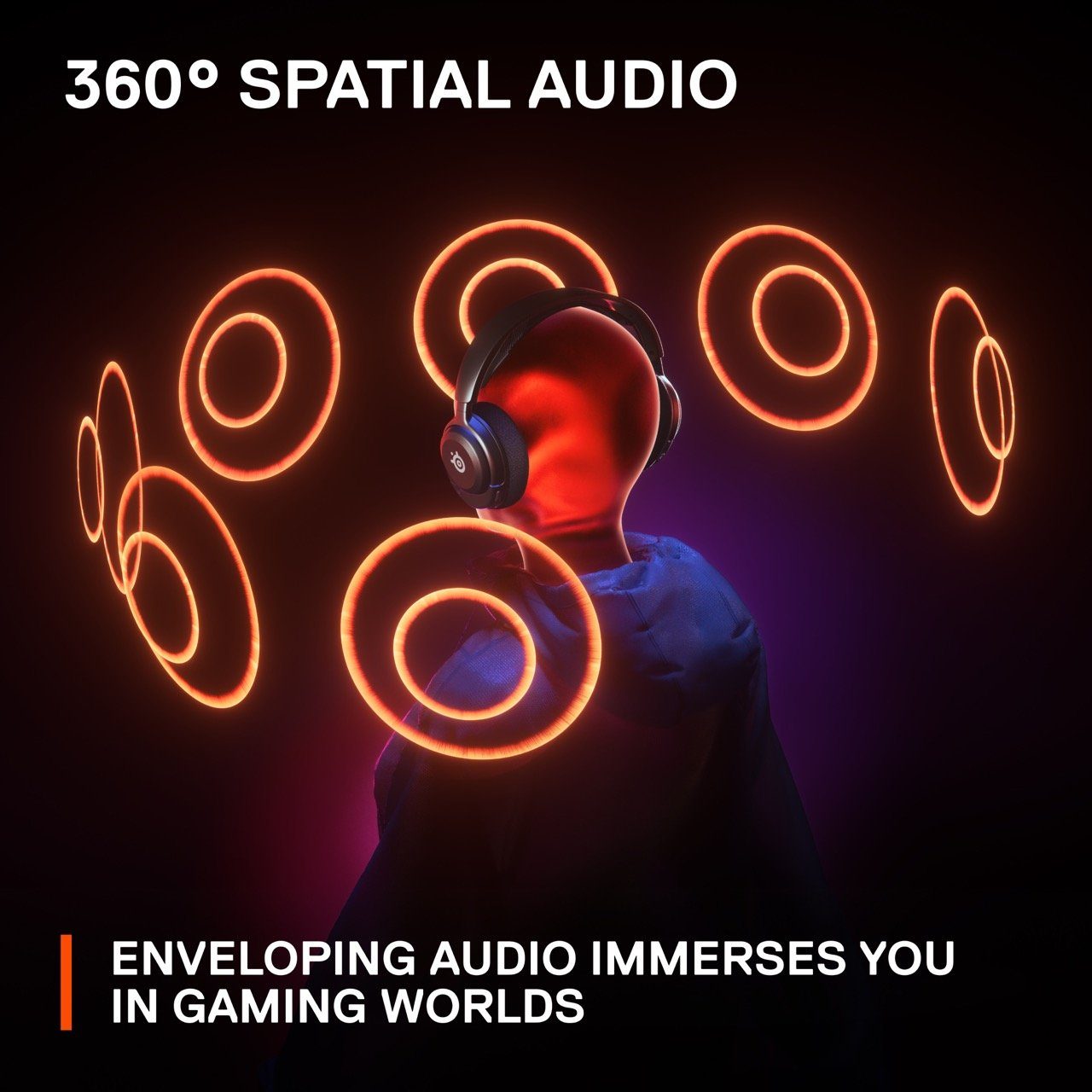 SteelSeries Arctis Nova 4X Gaming-Headset (360 Spatial Audio)