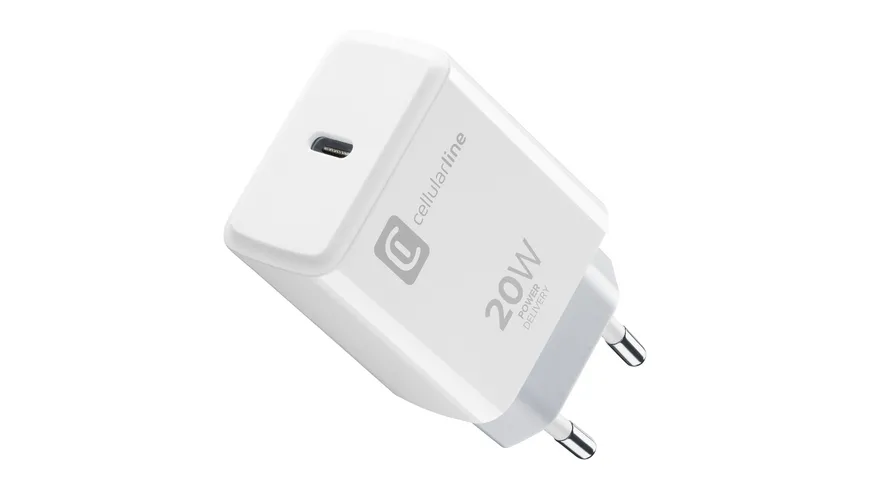 Cellularline USB Typ-C Travel Charger 20W White