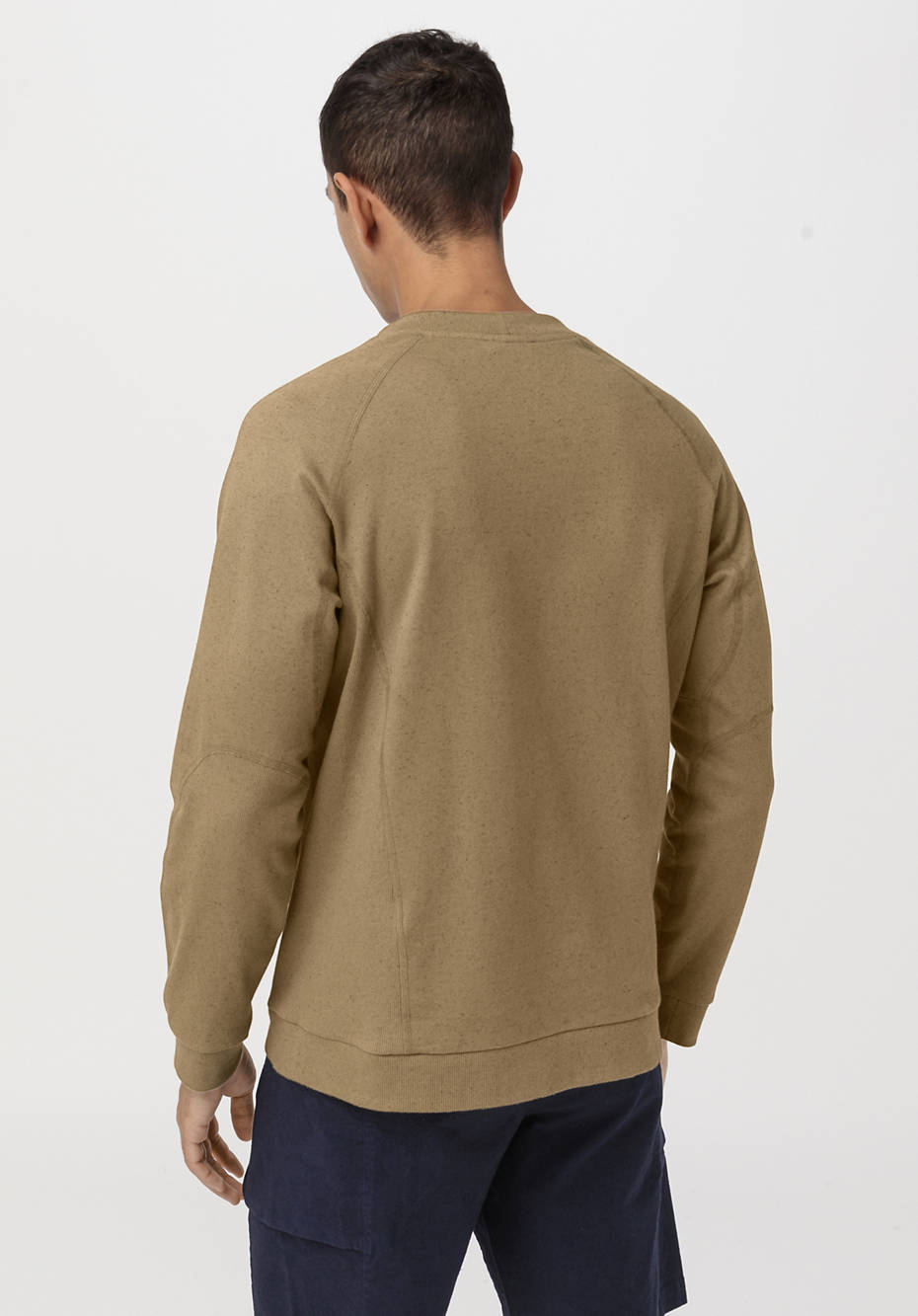 Sweatshirt aus Bio-Baumwolle mit Hanf und Schurwolle