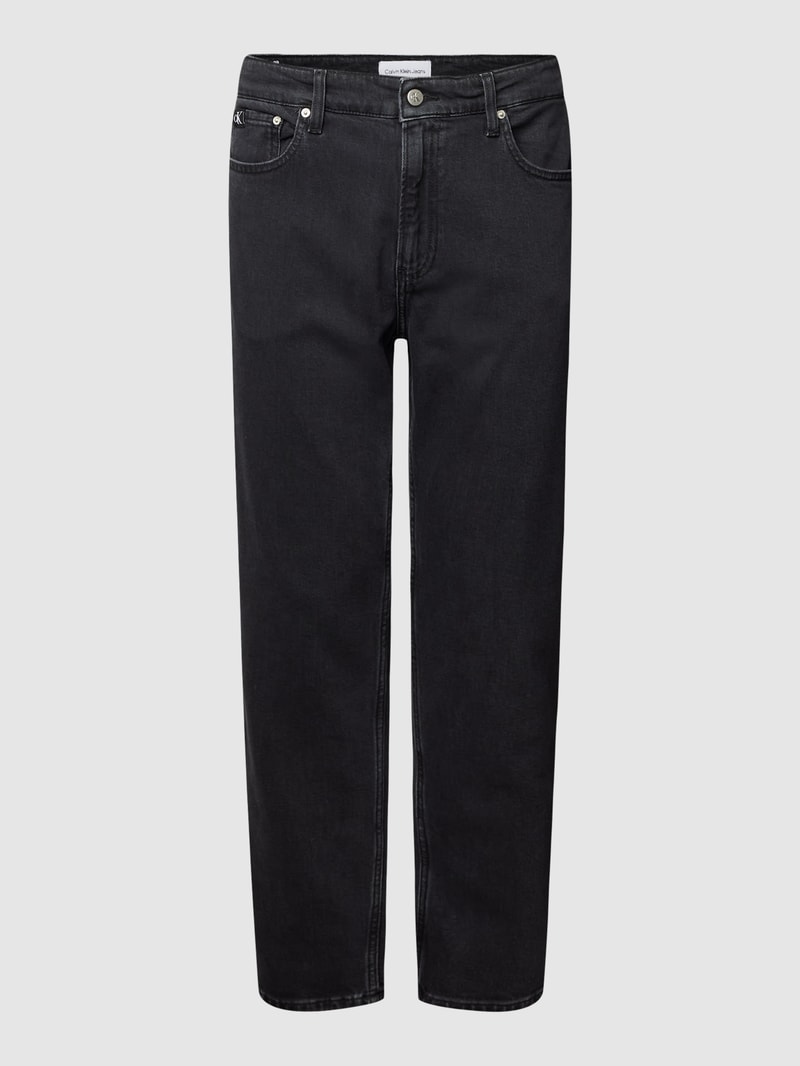 Loose Fit Jeans im 5-Pocket-Design Modell 'DAD JEAN' in schwarz