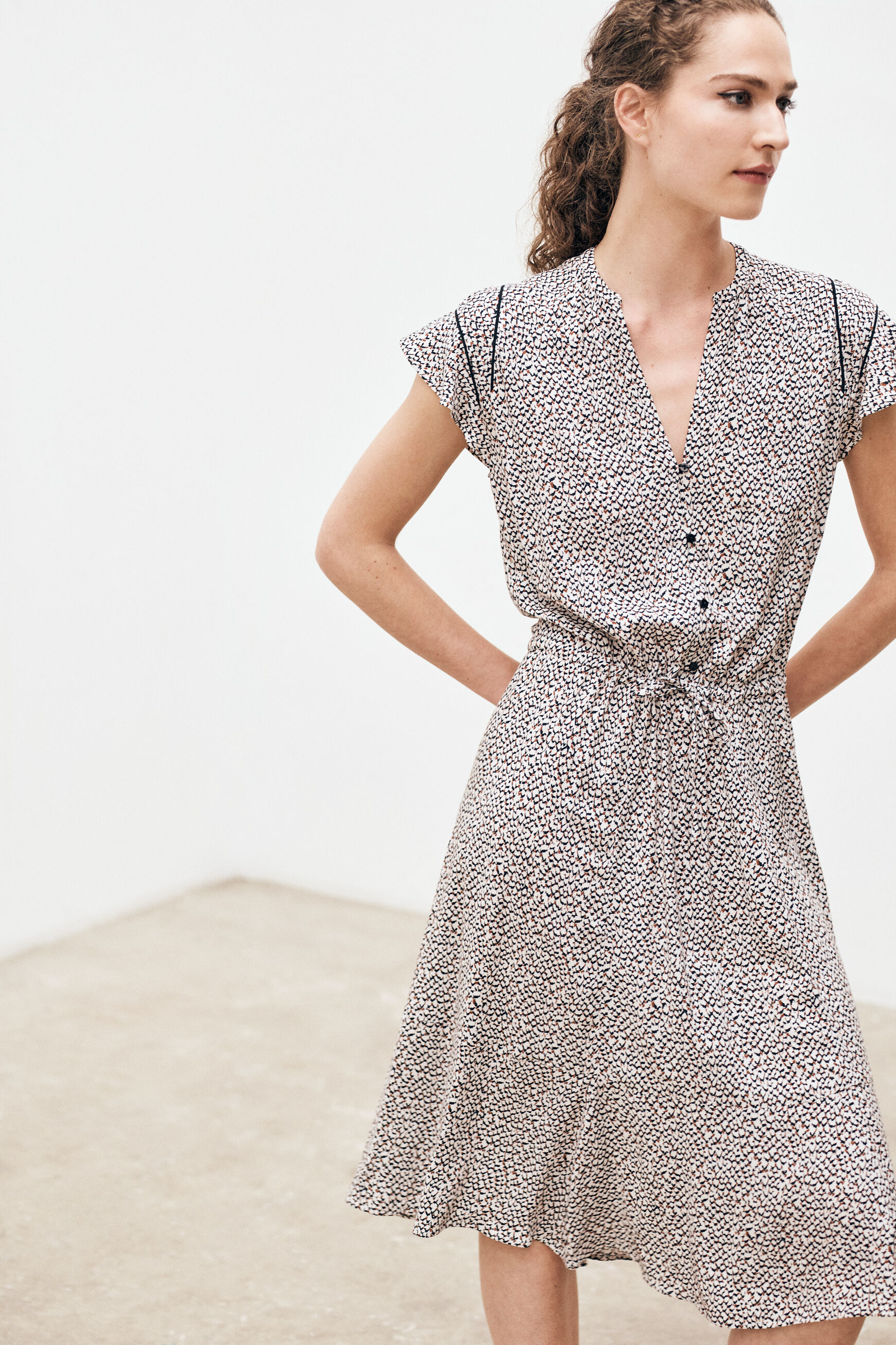 robe garett ivoire femme