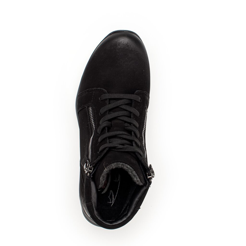 rollingsoft Schnürstiefelette schwarz