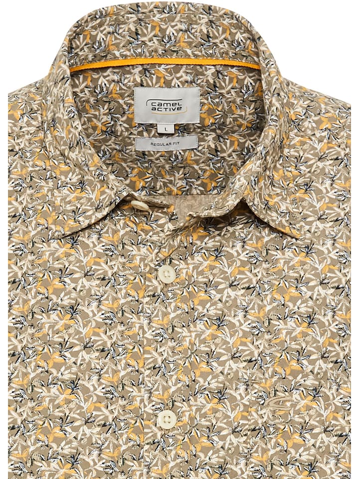 Camel Active Hemd - Regular fit - in Khaki günstig kaufen