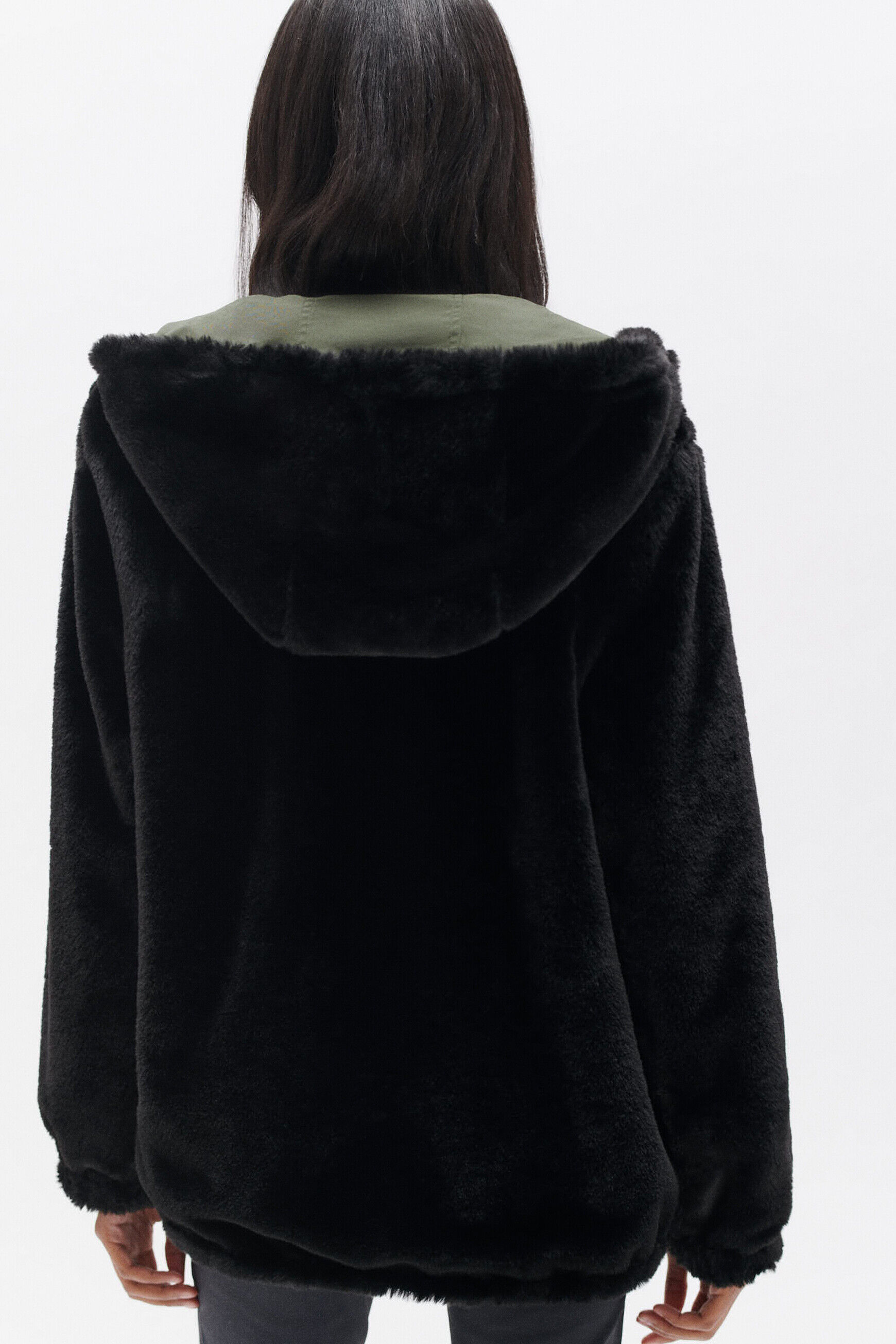 Manteau gbeluga vert clair femme