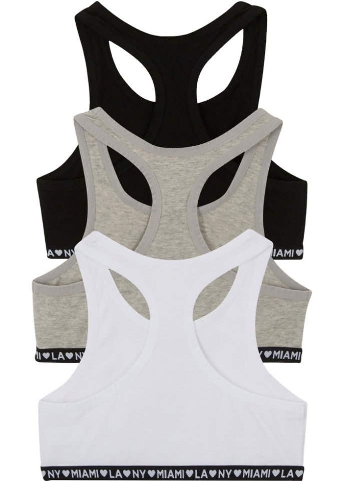 Mädchen Bustier (3er Pack)