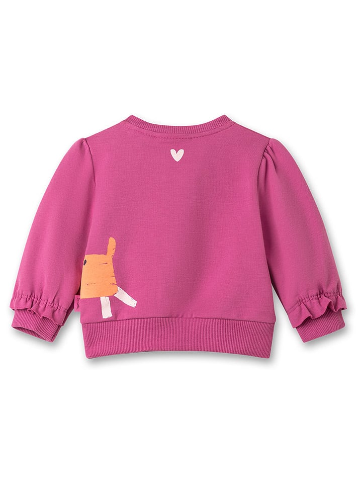 Sanetta Kidswear Sweatshirt in Lila/ Orange günstig kaufen