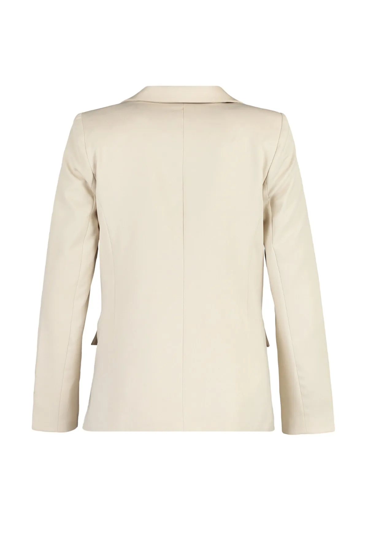 Trendyol Collection  Beige, normal gefütterte, zweireihige Blazerjacke aus Webstoff mit Verschluss TWOSS21CE0107