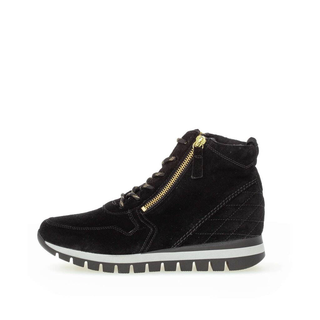 Gabor comfort Schnürstiefelette schwarz