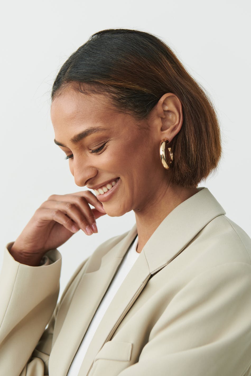 Big hoops earrings