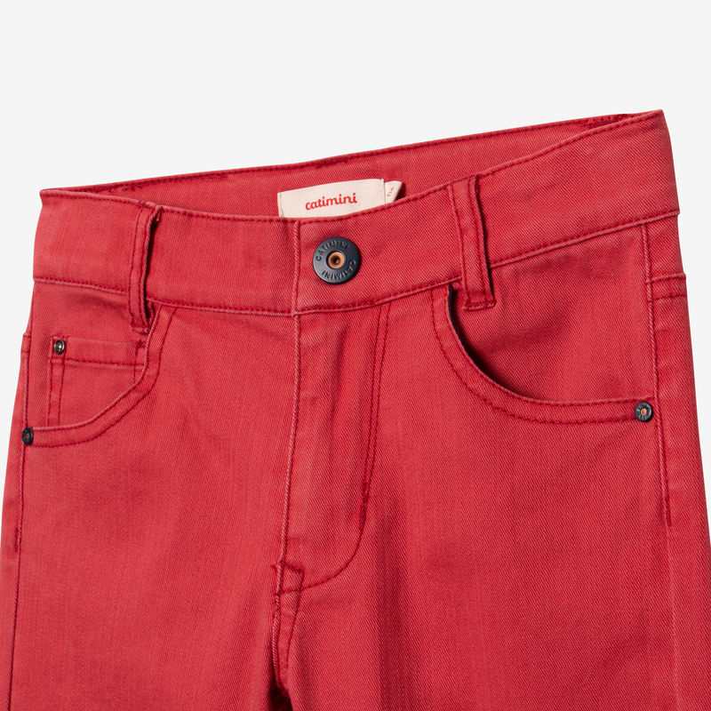 Jean garçon tomette rouge Catimini