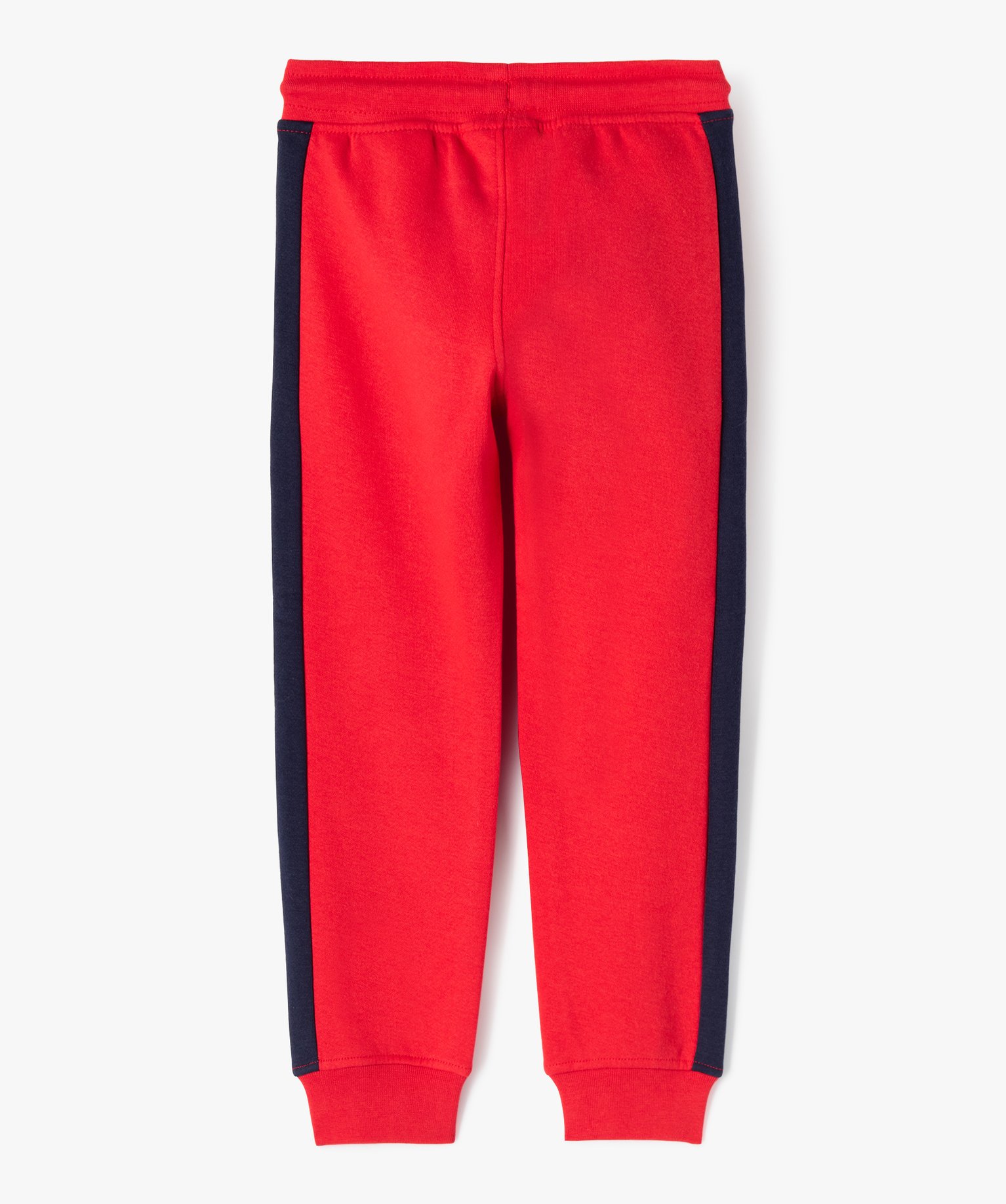 Pantalon de jogging avec bandes contrastantes Garçon - Pat ... rouge | GEMO