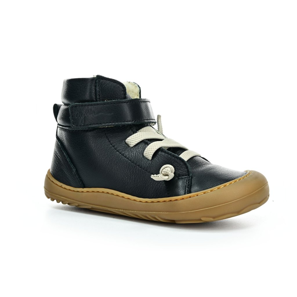 Aylla Chiri Kids EVO schwarze Winterbarufußschuhe