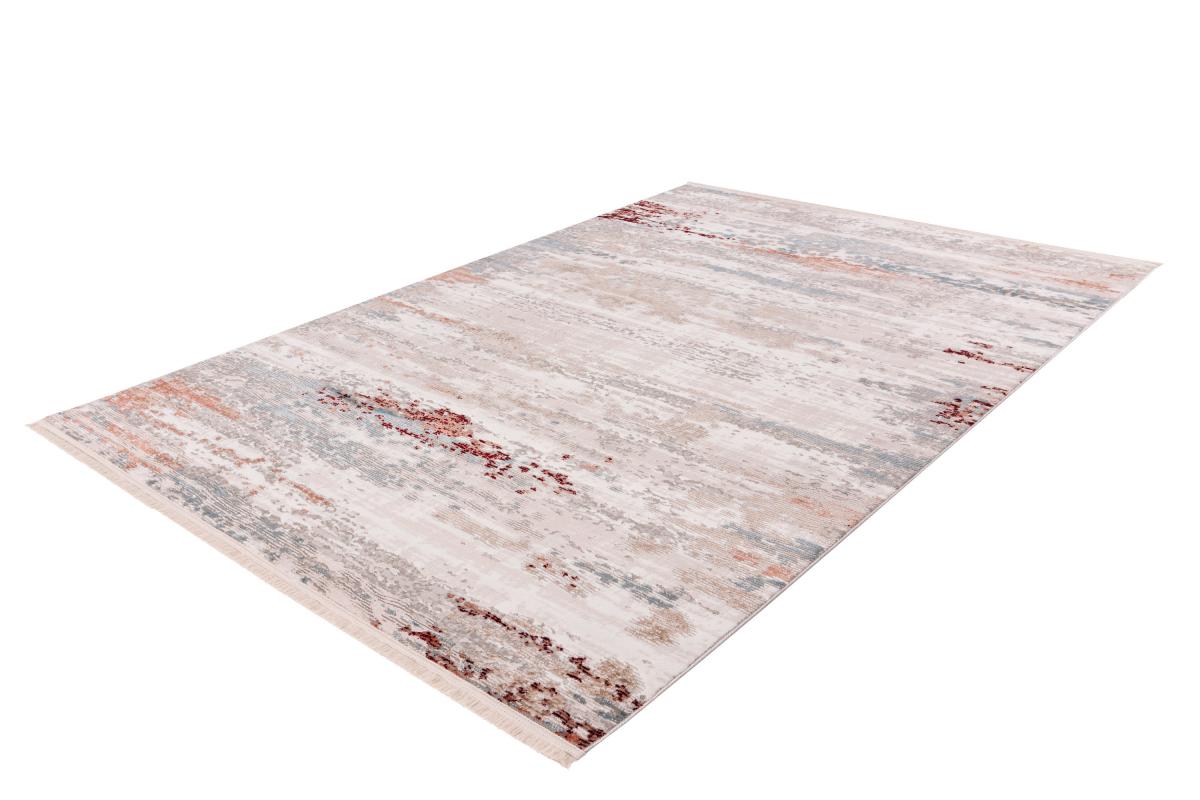 megusta Teppich Grau / Lachsrosa 80cm x 150cm