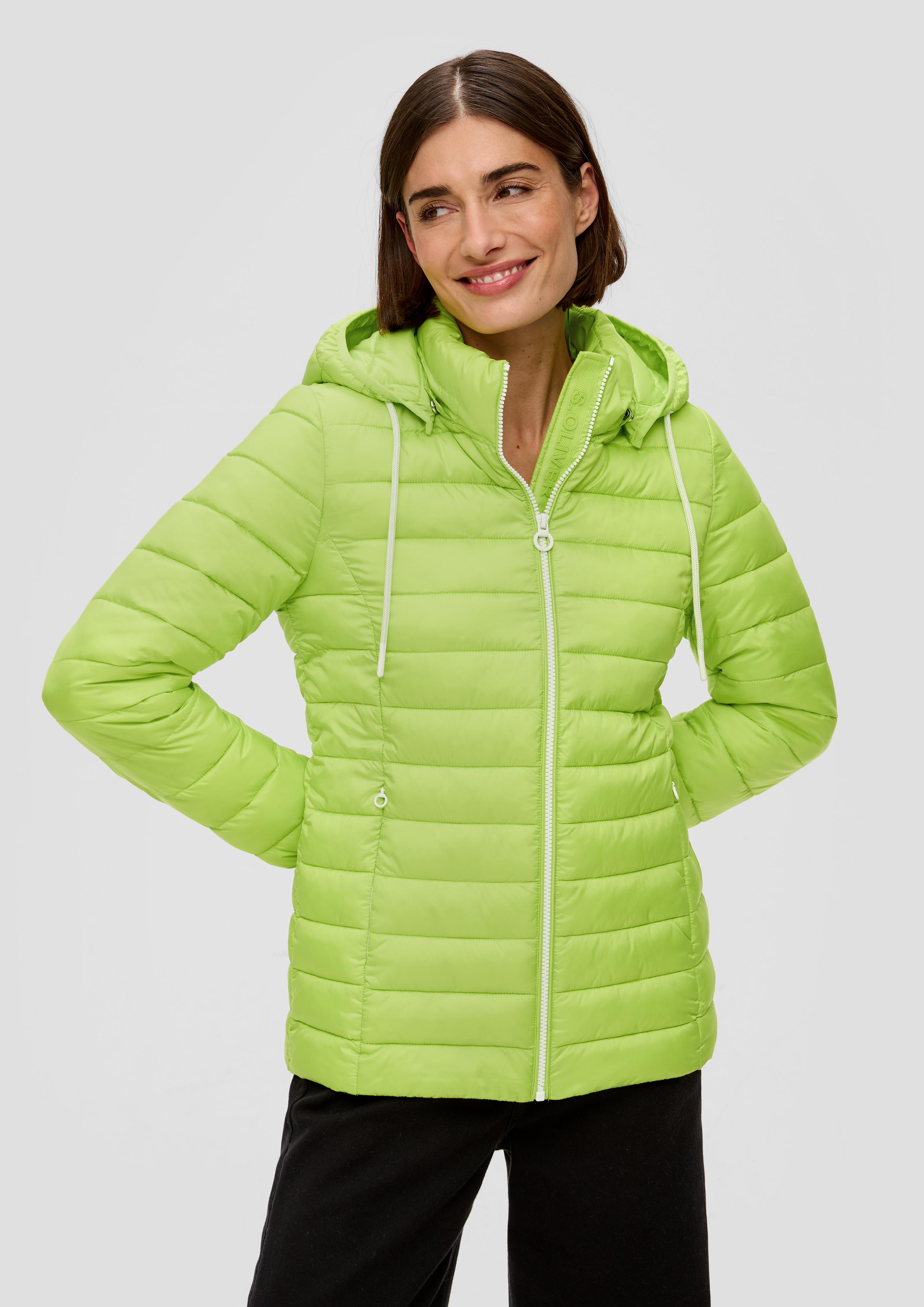 Leichte Steppjacke mit abnehmbarer Kapuze  2141878-7423