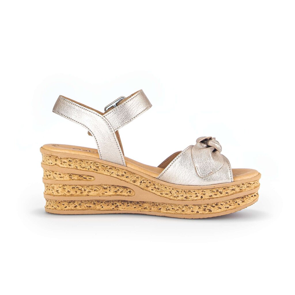 Gabor fashion Keilsandalette gold