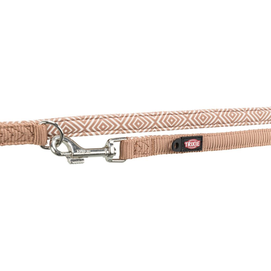 Trixie Hundeleinen Trixie Premium Verlängerungsleine mit Neopren-Polsterung braun L-XL