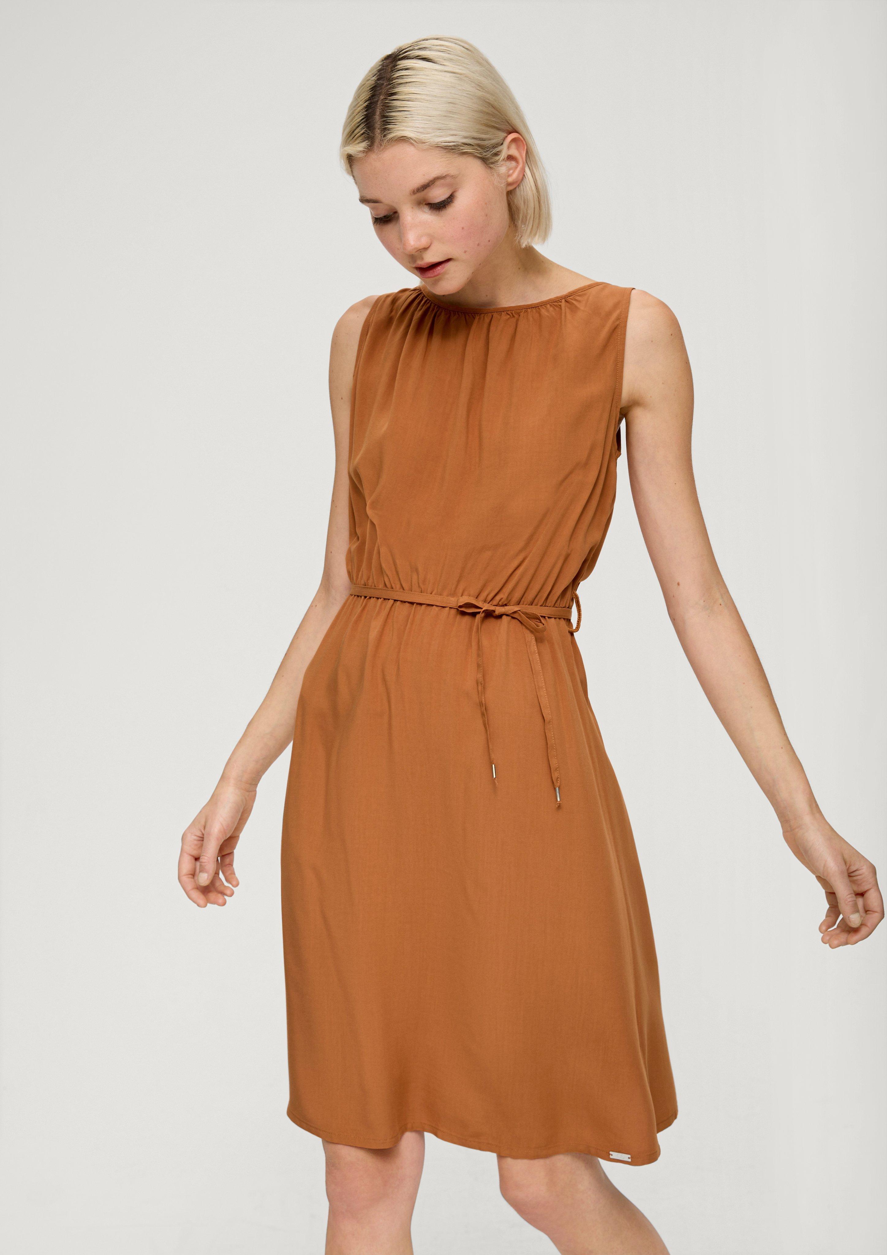 Viskosekleid mit Raffung  2130846-8753