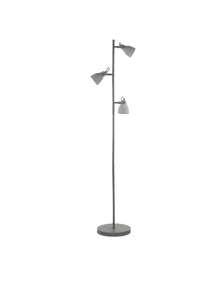 Beliani Stehleuchten MISTAGO in Grau - (W) 28 x (H) 163 x (L) 28 cm günstig kaufen onesize