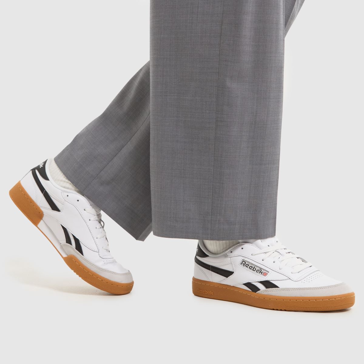 Reebok – Club C Revenge – Vita, flerfärgade träningsskor