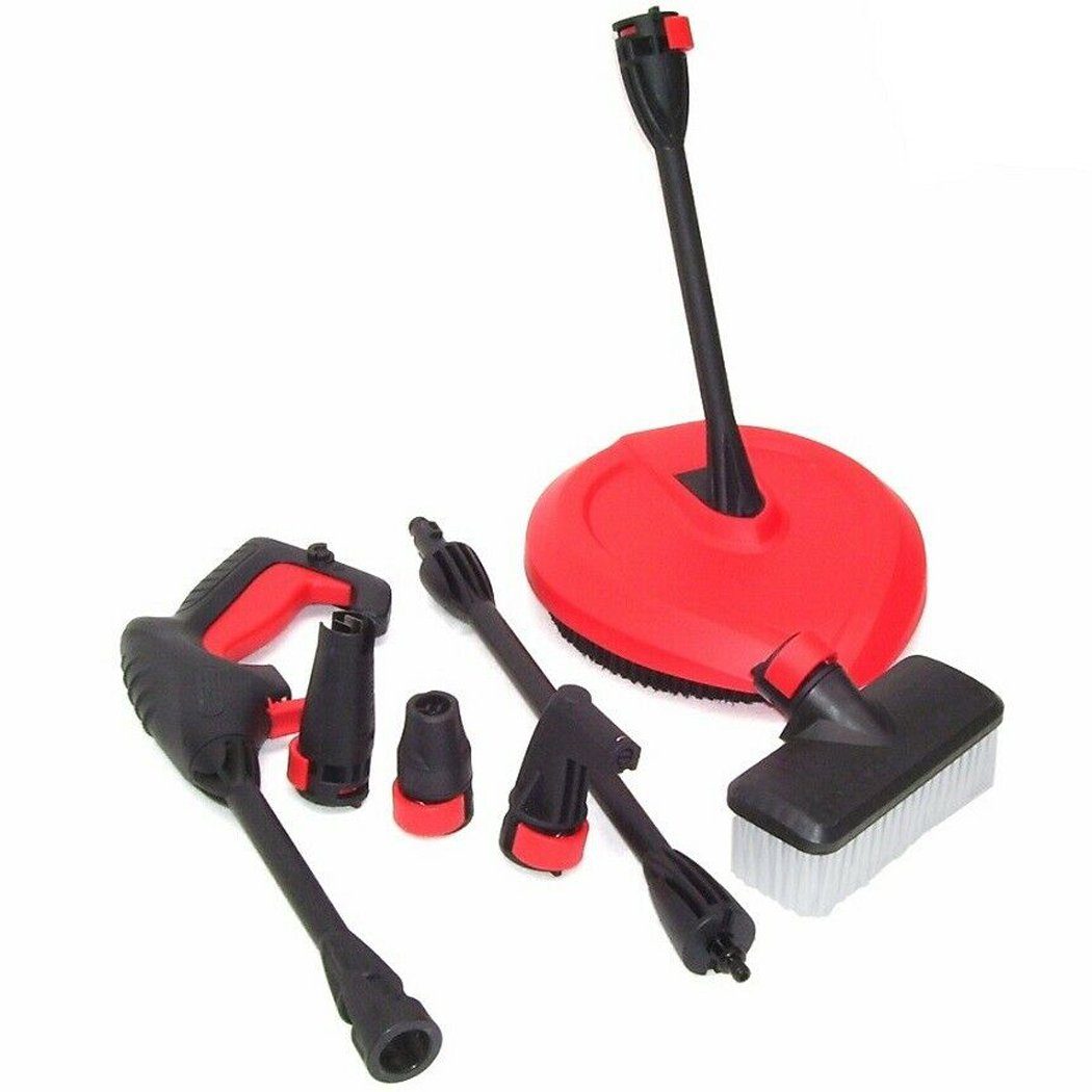 Apex Hochdruckreiniger Hochdruckreiniger 2500W 8m Schlauch 56031 Flächenreiniger Bürste