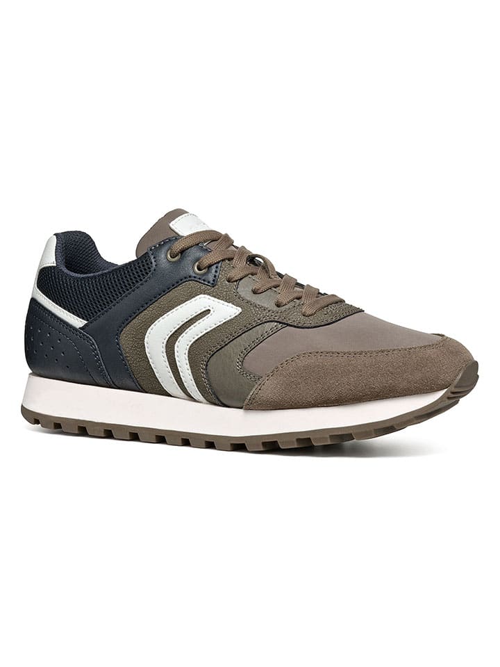 Geox Sneakers in Taupe/ Dunkelblau günstig kaufen