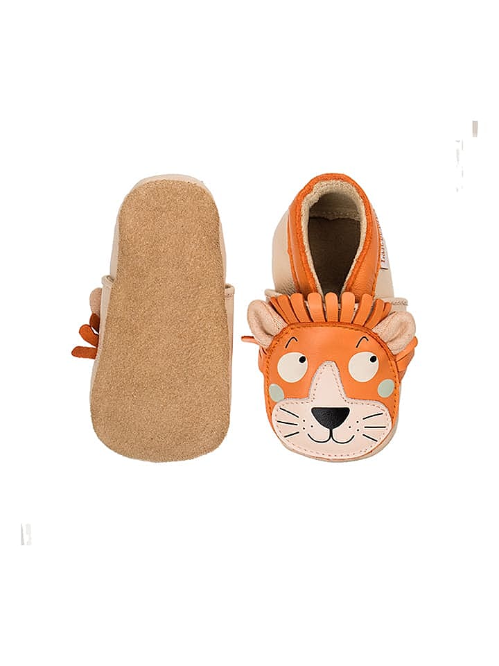 Lait et Miel Leder-Krabbelschuhe 