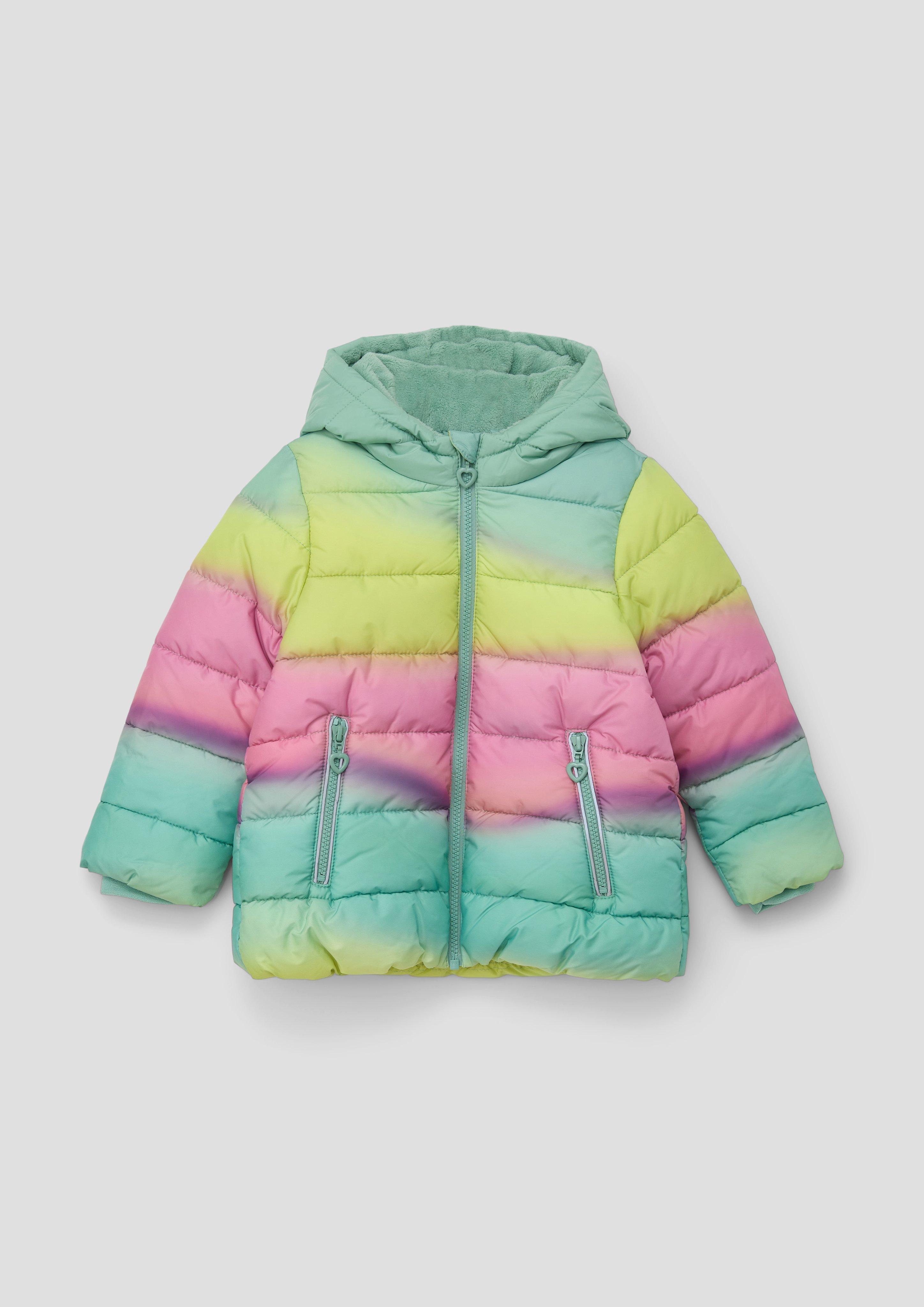Steppjacke mit reflektierendem Print  2132170-72A2