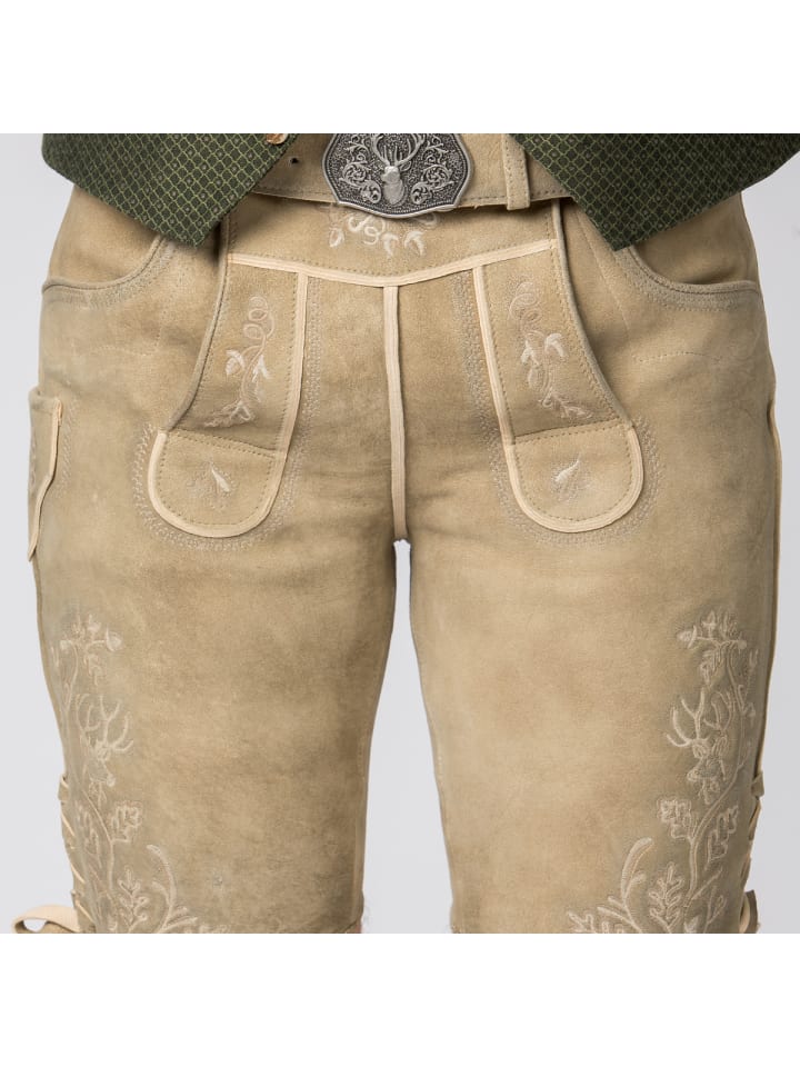 Stockerpoint Lederhose Edgar in hellbraun günstig kaufen