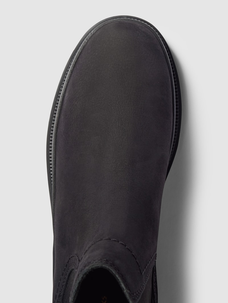 Chelsea Boots aus Leder Modell 'BADELL' in schwarz