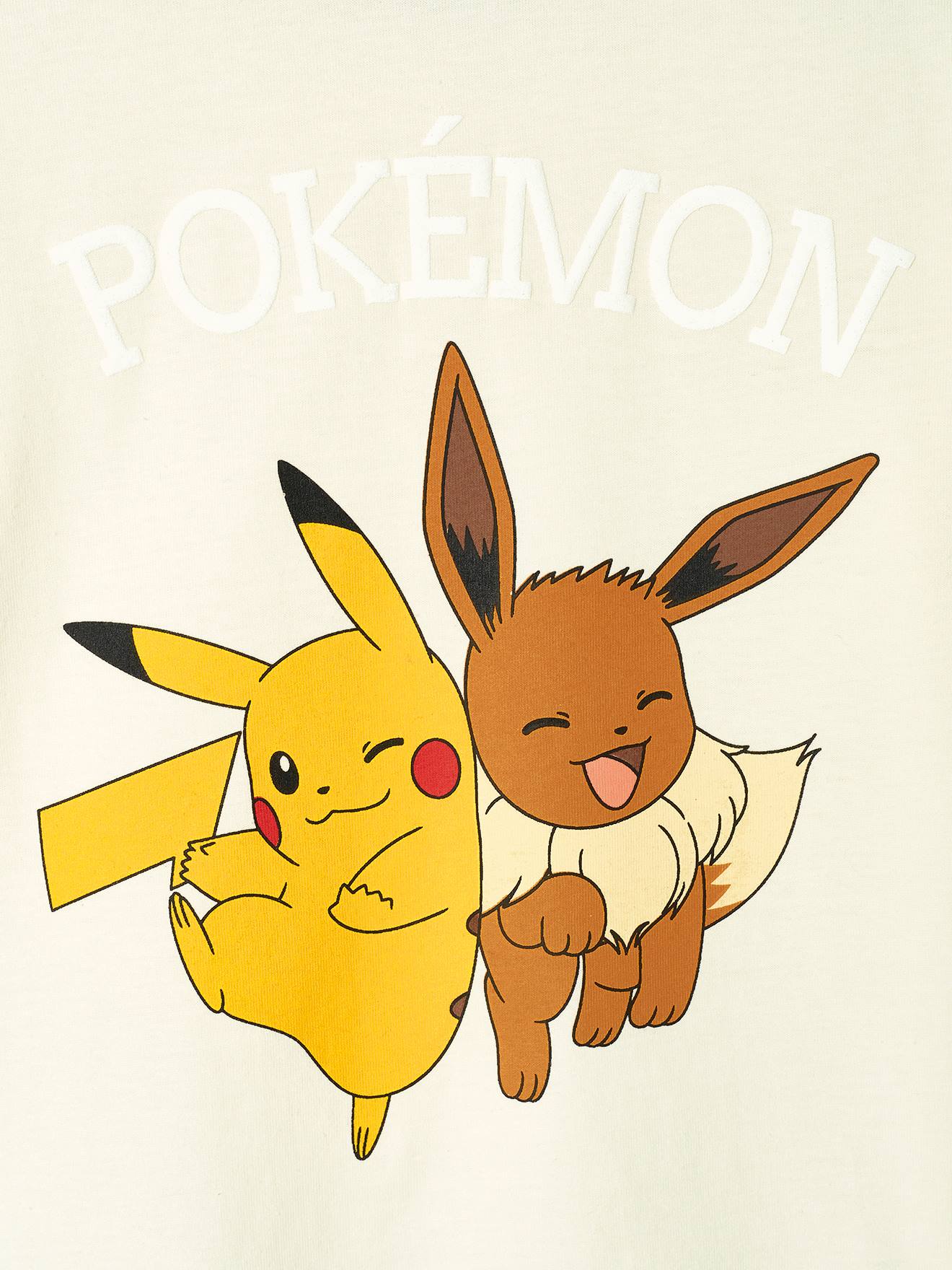 T-shirt fille manches courtes Pokémon® beige
