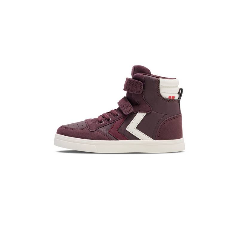 hummel SLIMMER STADIL LEATHER HIGH JR Sneaker Kinder