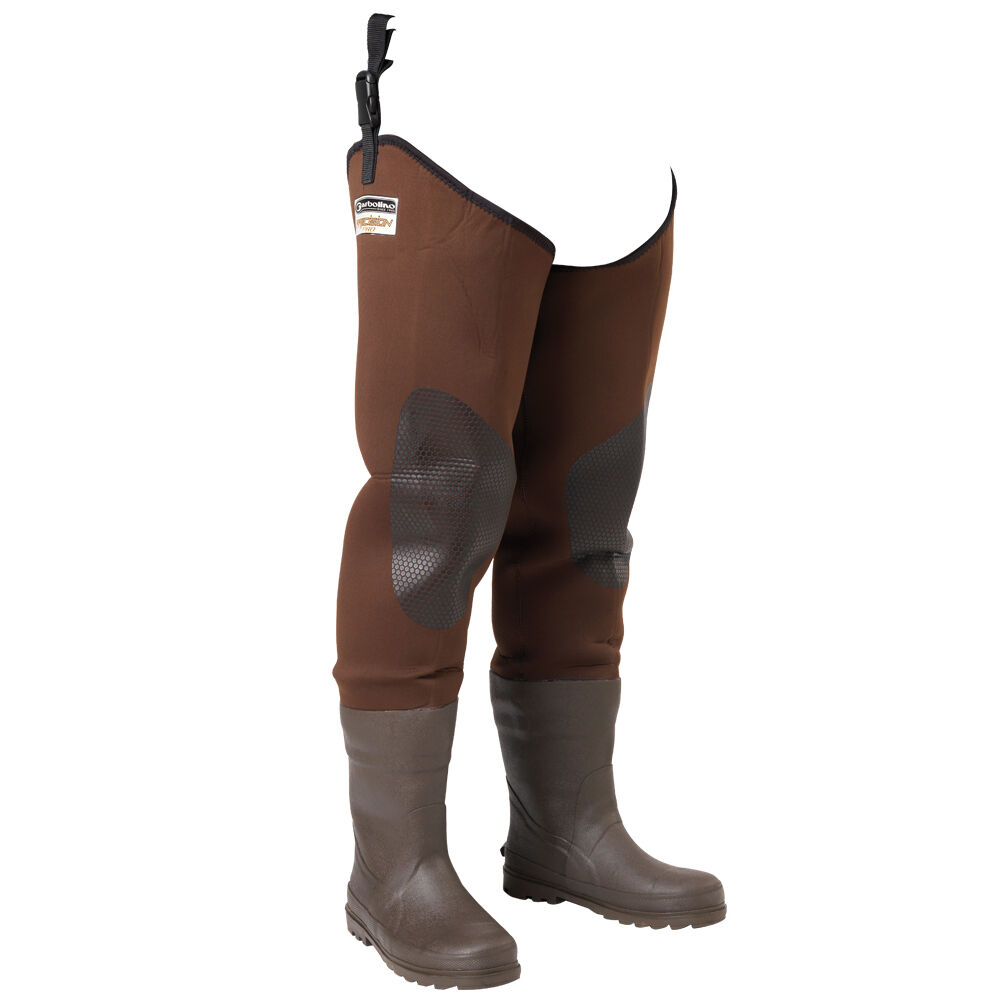 Garbolino Precision Pro neoprene thigh boots with mixed soles (felt and rubber)