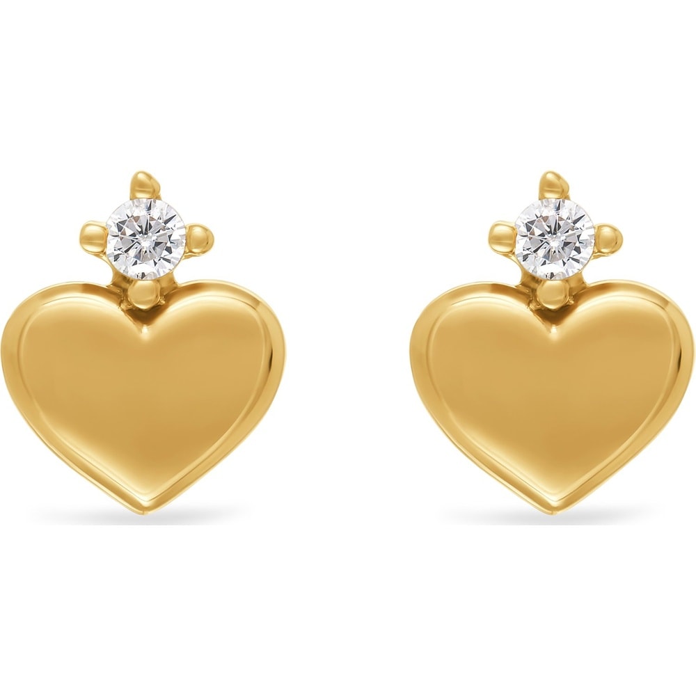 FAVS Boucles d'oreilles à fermoir à poussette 375 Or jaune Boucles d'oreilles